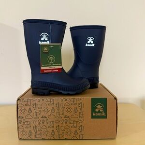 Brand New toddler kamik stomp rain boots!